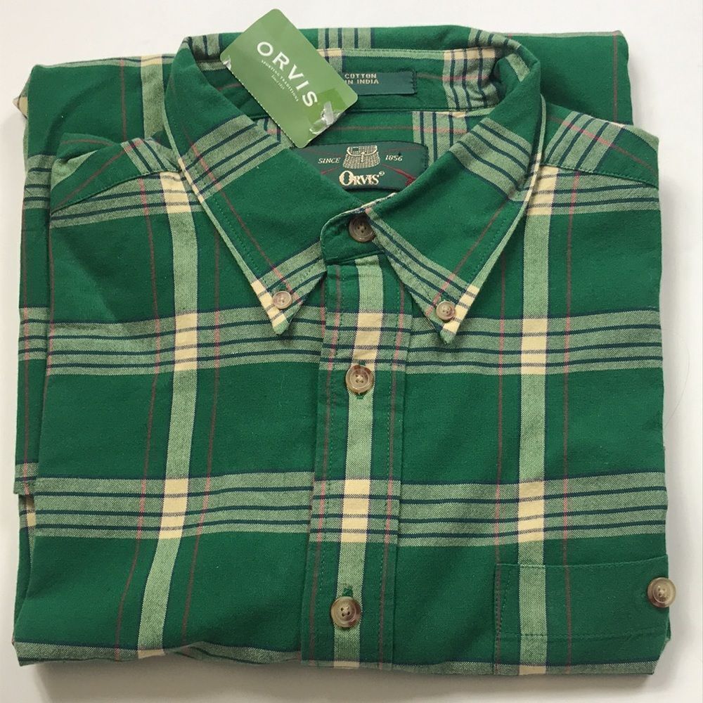VTG, NEW ORBIS SINCE 1856 💯% COTON MADE IN INDIA MEN SHIRT SIZE L